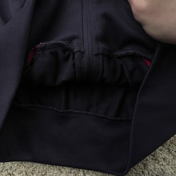 PUMA Track Jacket Women's Medium Full Zip Long Sleeve Red/pink Purple W Logo - Picture 10 of 14